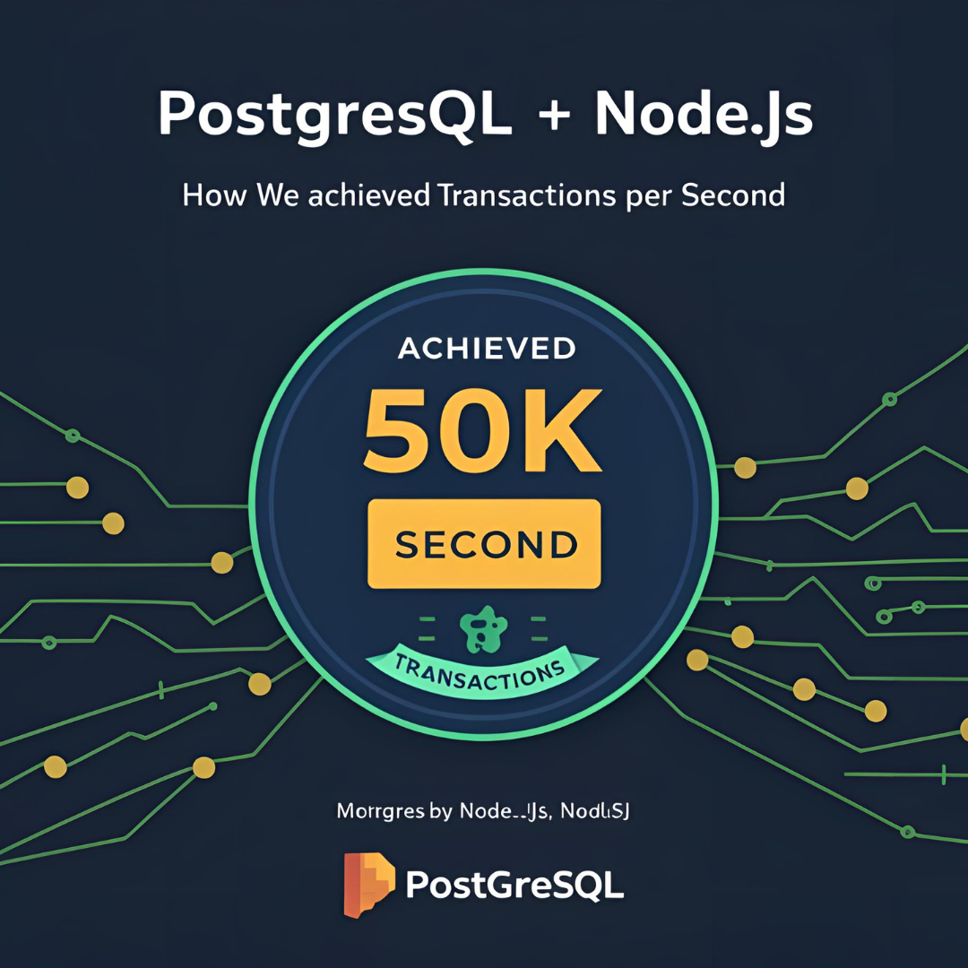 PostgreSQL + Node.js: How We Achieved 50K Transactions per Second